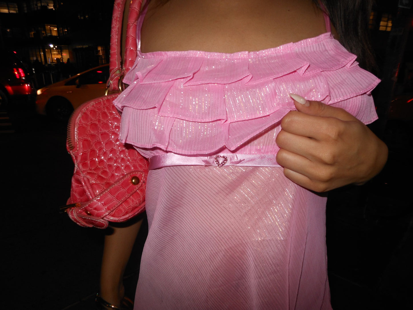 Babydoll Pink slip dress