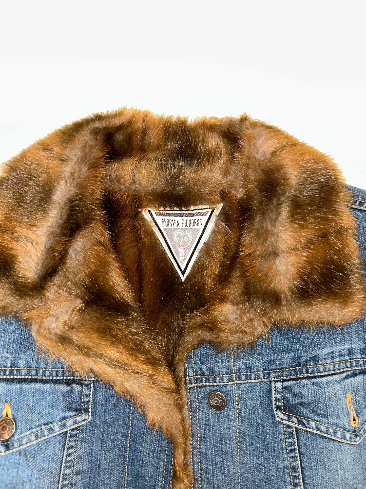 Marvin Richards Fur Jean jacket