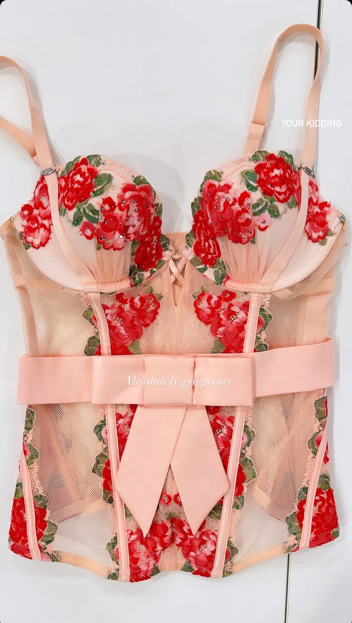 Flower corset